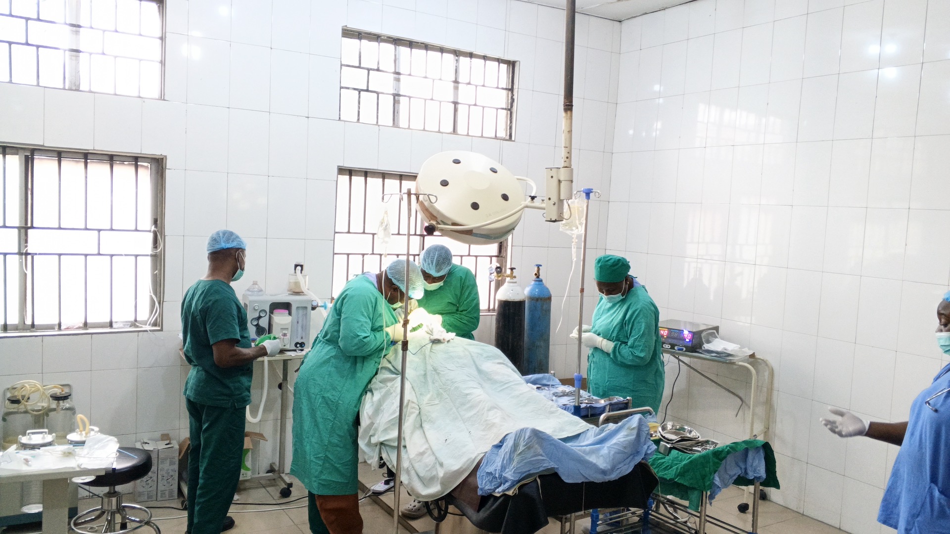 Modern hospital facility